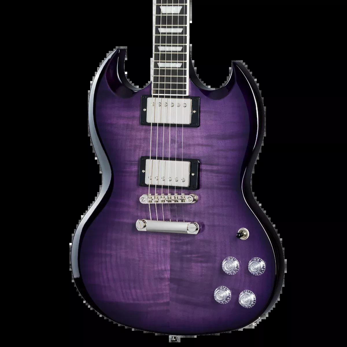 Epiphone SG Modern Figured in Purple Burst
