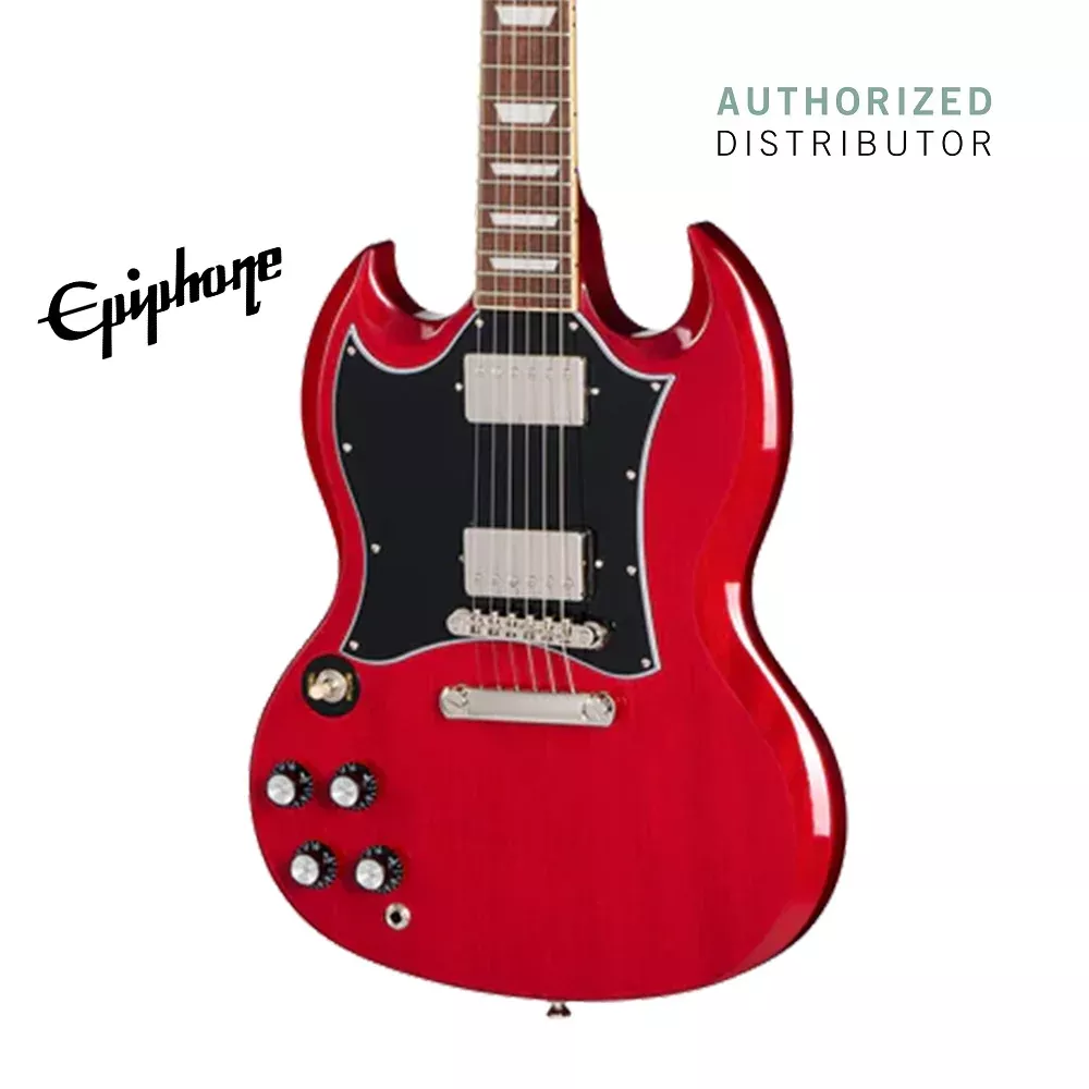 Epiphone SG Standard Left-handed Electric Guitar – Cherry