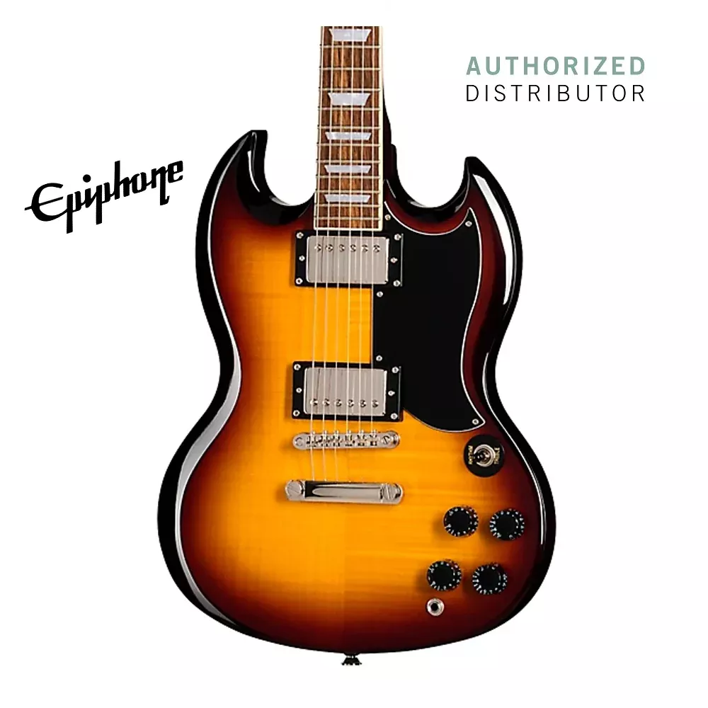 Epiphone SG Tribute Plus Electric Guitar – Vintage Sunburst