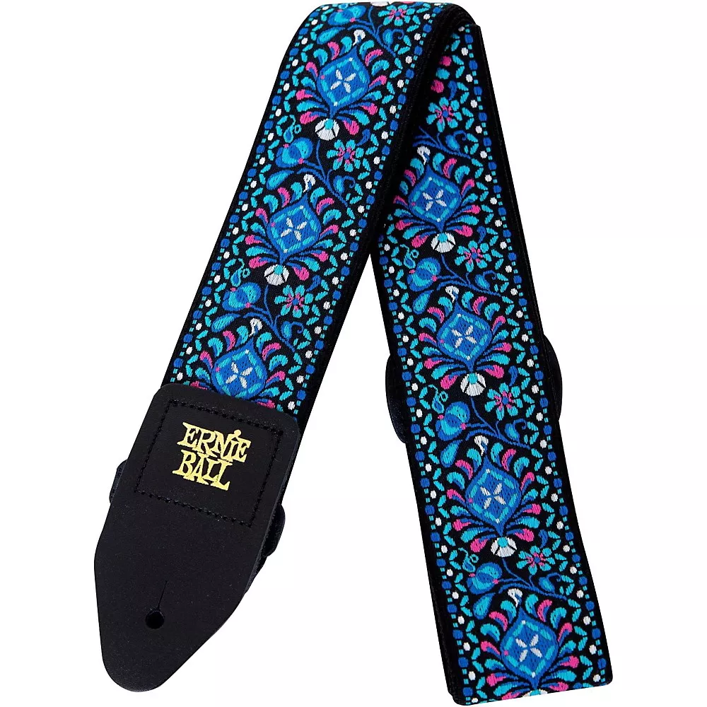 Ernie Ball Jacquard Polypro Guitar Strap - Indigo Orchid