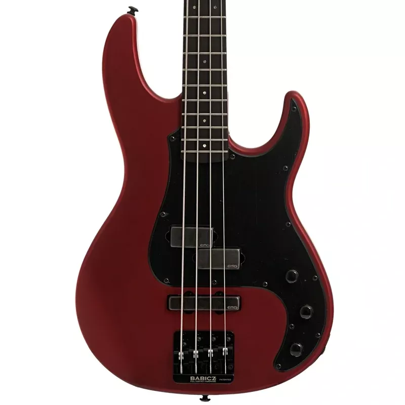 ESP LTD AP-4 4-String Bass, Candy Apple Red Satin