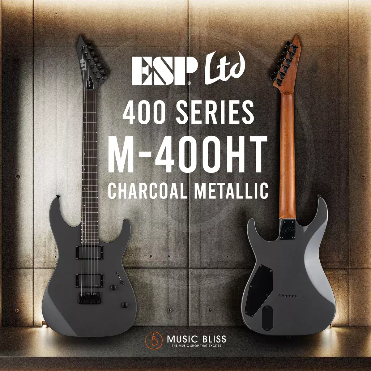 ESP LTD M-400HT Electric Guitar – Charcoal Metallic