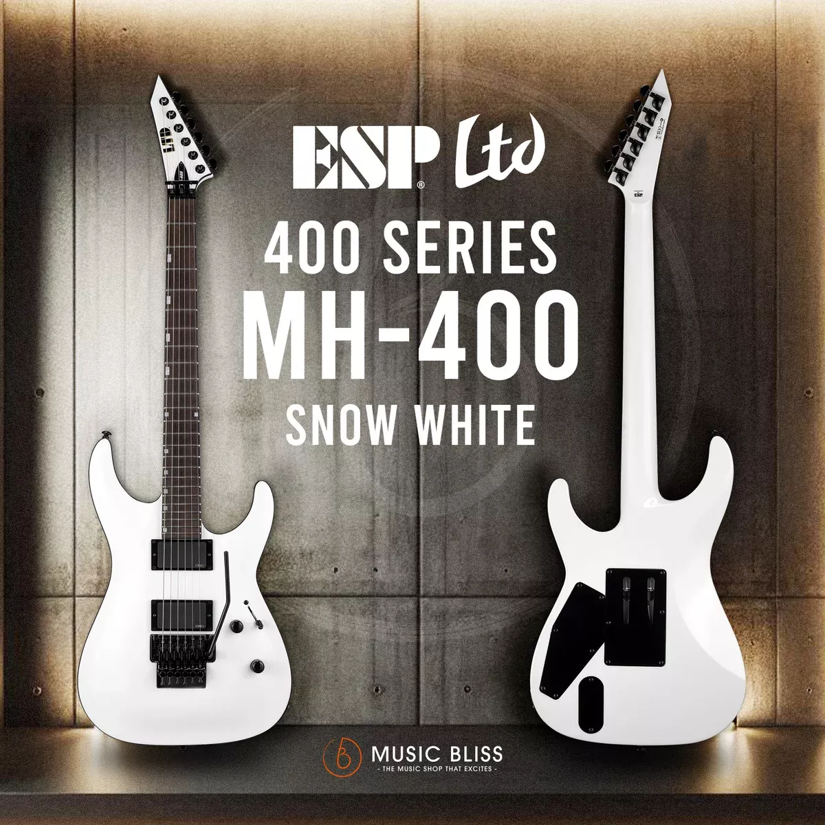 ESP LTD MH-400 Electric Guitar – Snow White