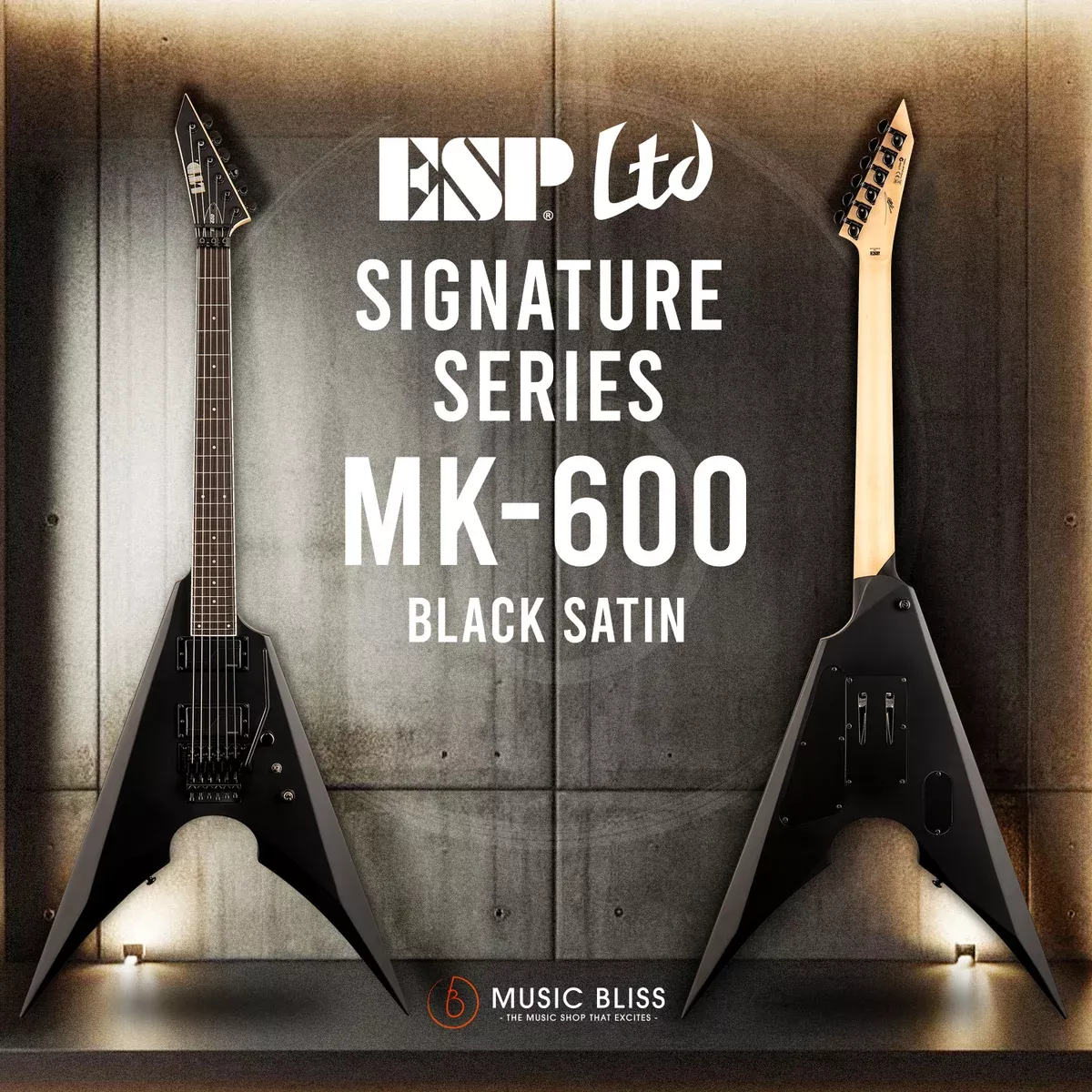 ESP LTD Mille Petrozza Signature MK-600 - Black Satin