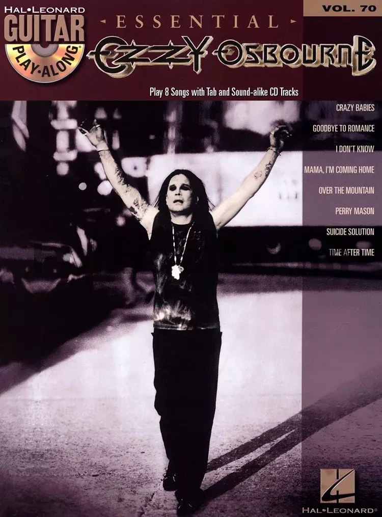 Essential Ozzy Osbourne Guitar Playalong Volume 70 BK/CD