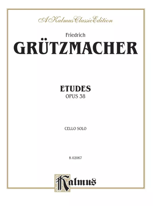 Etudes, Opus 38: Cello Book