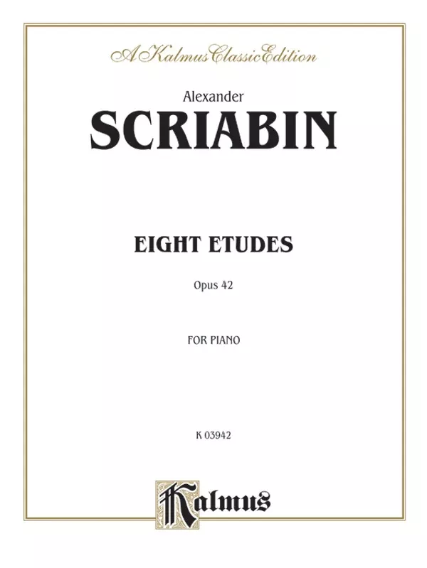 Etudes, Opus 42: Piano Book