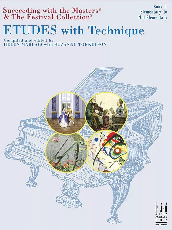 Etudes with Technique, Book 1: Elementary to Mid-Elementary Piano Book