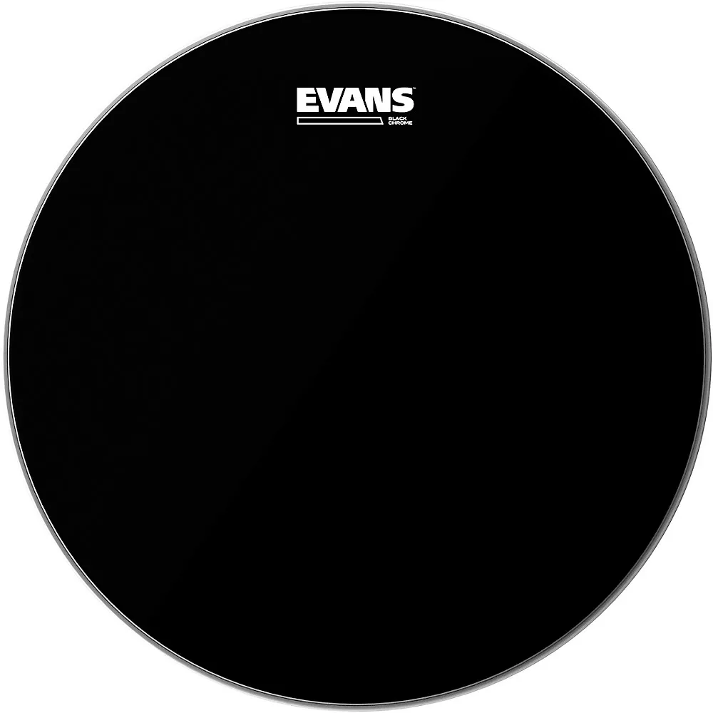 EVANS Black Chrome Tom Batter Drum Head - 16 in.