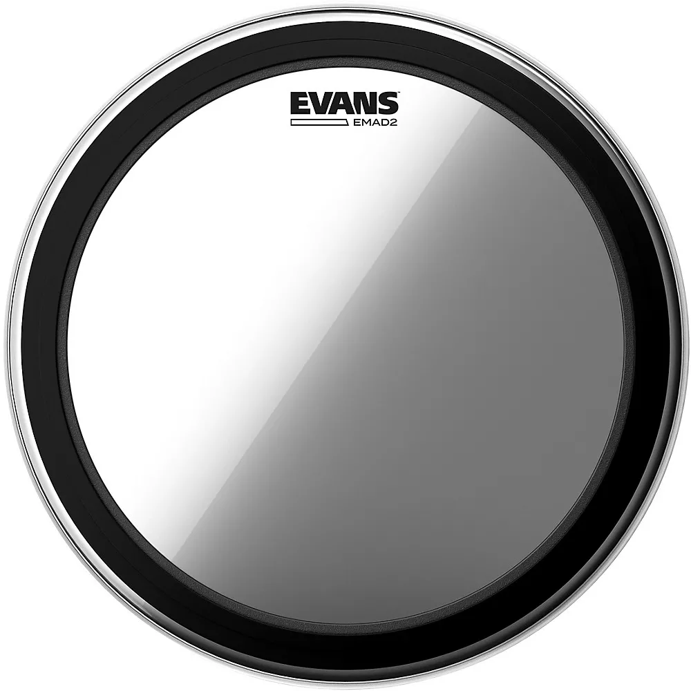 EVANS EMAD 2 Clear Batter Bass Drum Head - 26 in.