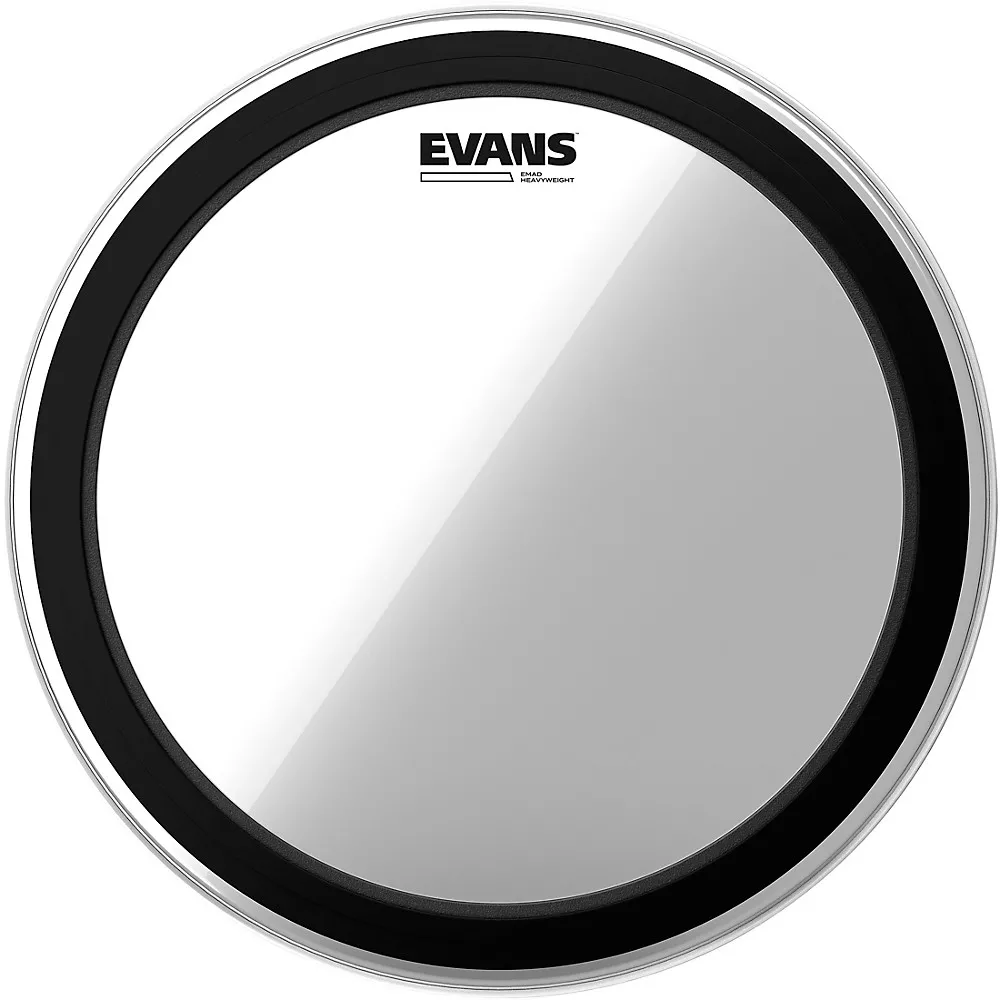 EVANS EMAD Heavyweight Clear Batter Bass Drum Head 22 in.