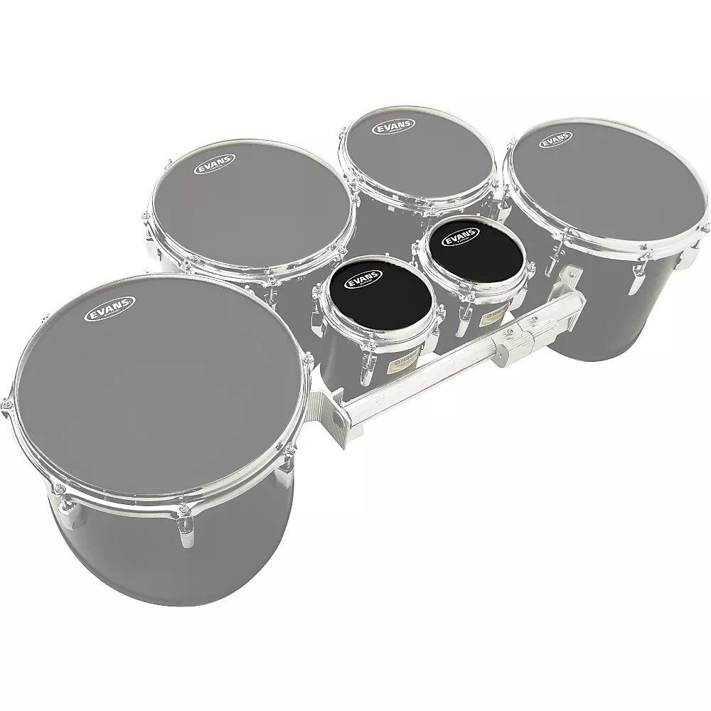 EVANS MX Black Tenor Drumhead 6" Shot 3-Pack