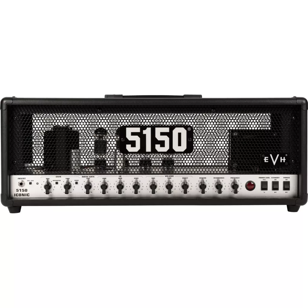 EVH 5150 Iconic Series EL34 80W Amp Head in Black