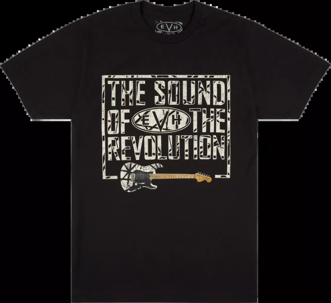 EVH Revolution XL Size Tee Shirt in Black