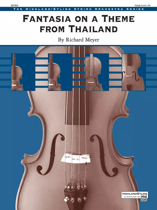 Fantasia on a Theme from Thailand: String Orchestra Conductor Score