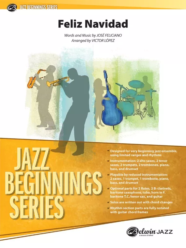 Feliz Navidad: Jazz Ensemble Conductor Score & Parts