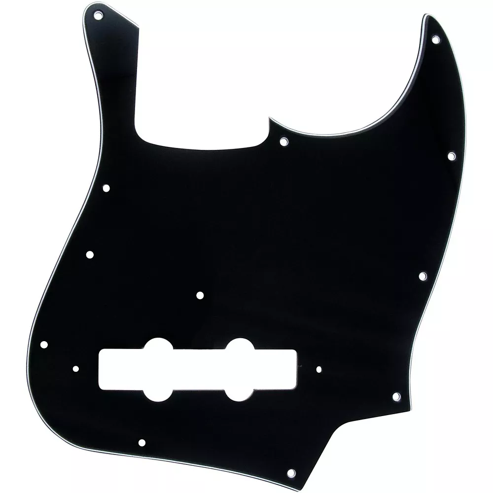 Fender 11-Hole Jazz Bass Pickguard, Black