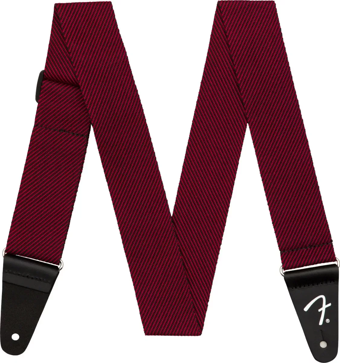 Fender 2" Modern Tweed Strap in Black & Red