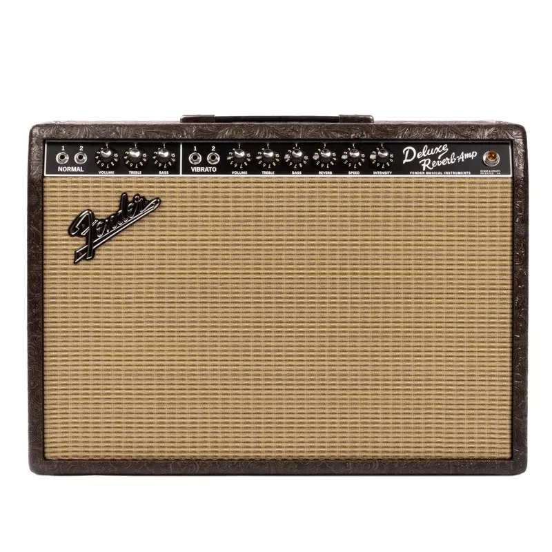 Fender 65 Deluxe Reverb 1×12 Combo Amplifier, Western