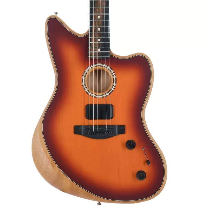 Fender American Acoustasonic Jazzmaster, Tobacco Sunburst