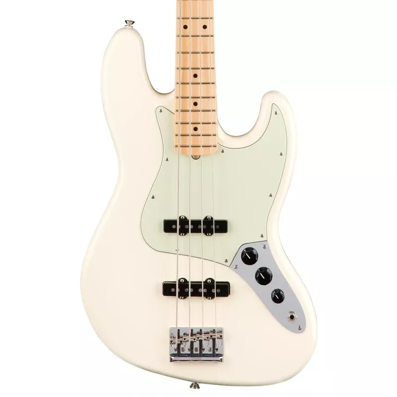 Fender American Professional Jazz Bass – Olympic White – Maple