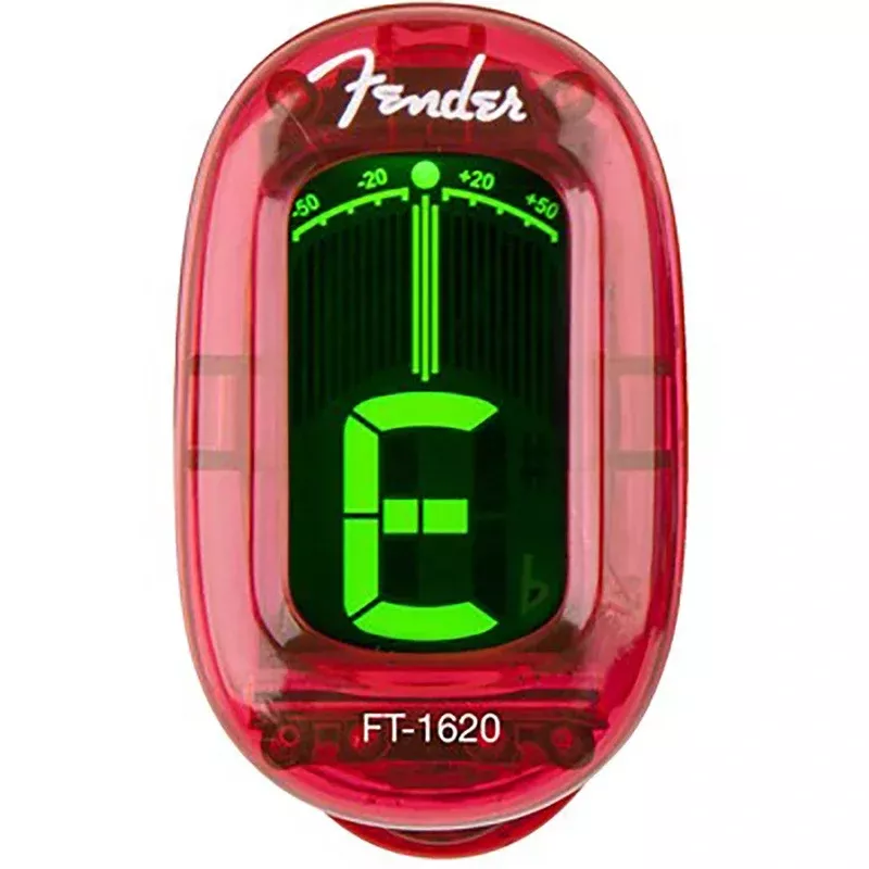 Fender California Series Clip-On Tuner – Candy Apple Red