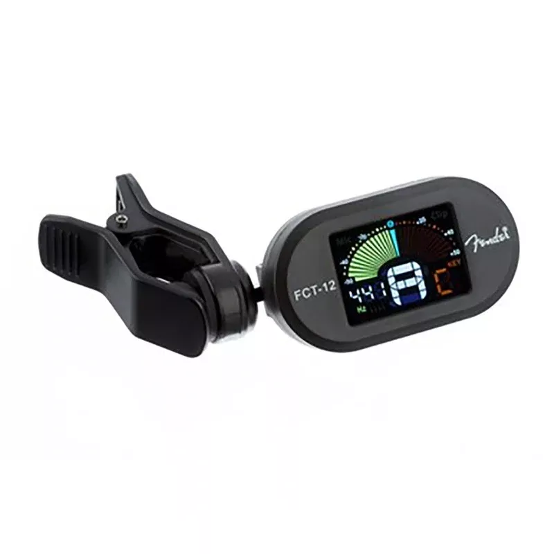 Fender FCT-12 Color Clip-On Tuner – Black