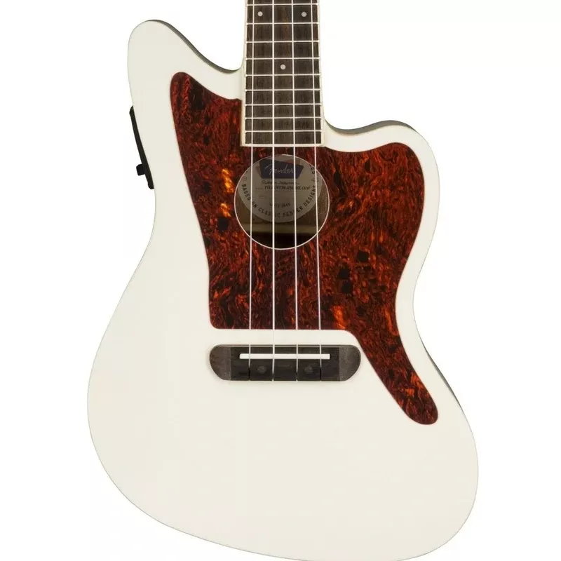 Fender Fullerton Jazzmaster Ukulele, Olympic White