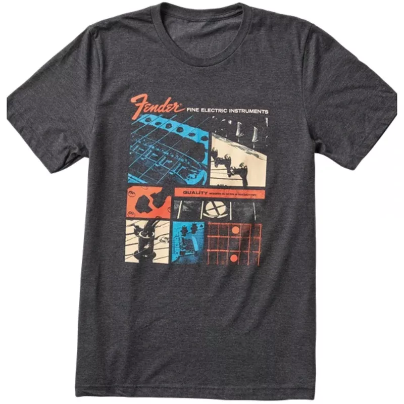 Fender Jaguar T-Shirt – Dark Grey