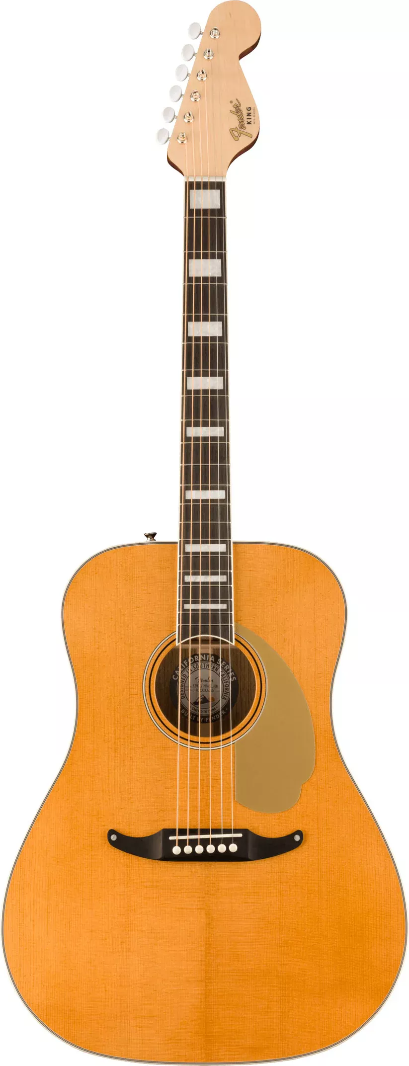 FENDER KING VINTAGE ACOUSTIC GUITAR W/CASE - 097-1012-334