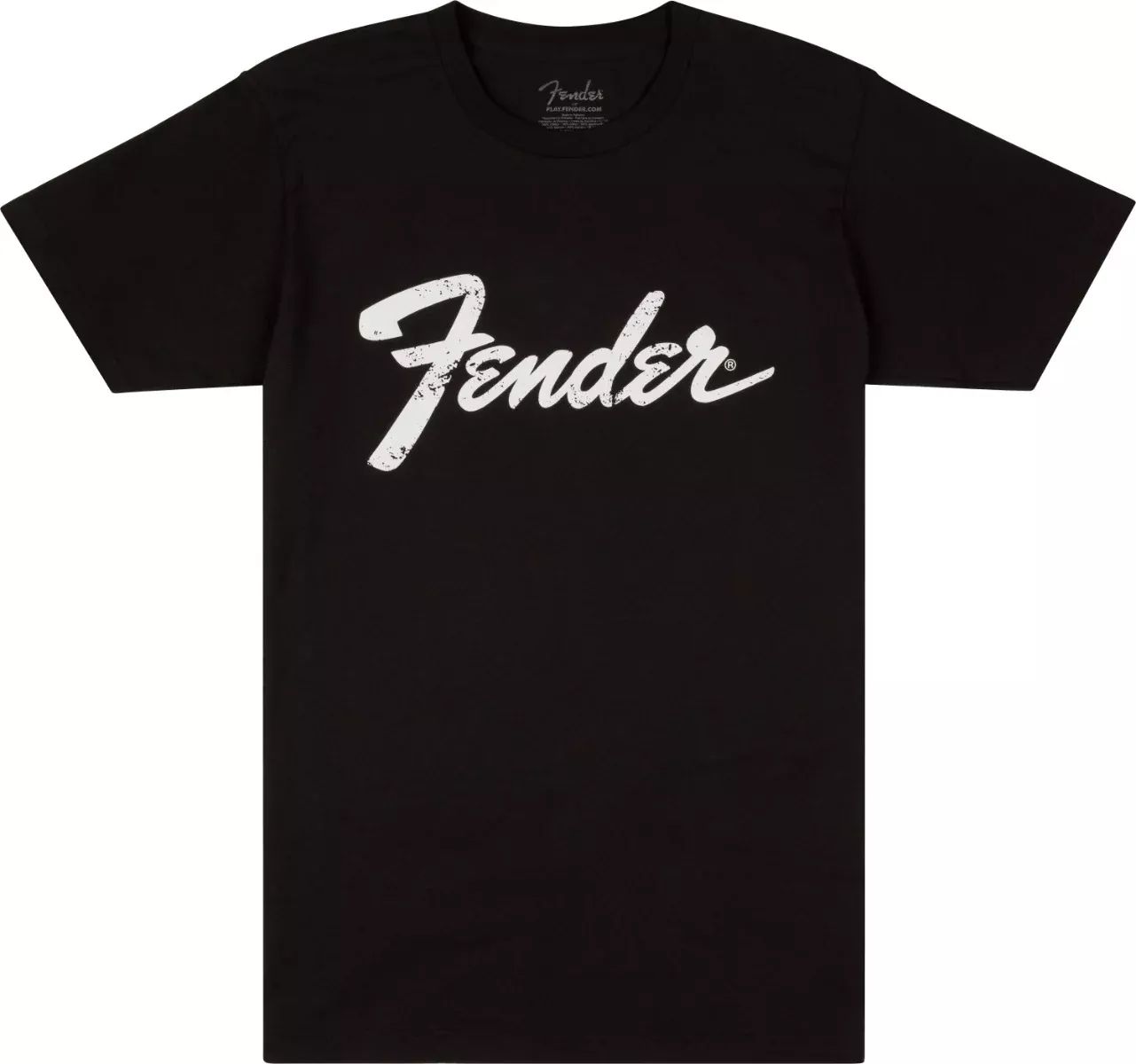 Fender Logo Dateback S Size T-Shirt in Black