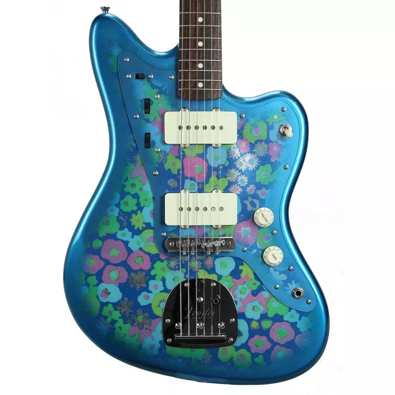 Fender MIJ Traditional 60’S Jazzmaster – Blue Flower – With Mastery Bridge – Used