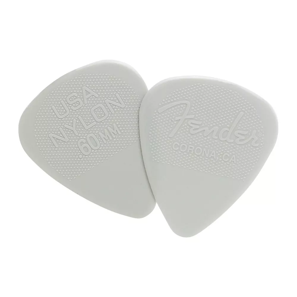 Fender Nylon Guitar Pick 12 Pack 0.6 12 Pack