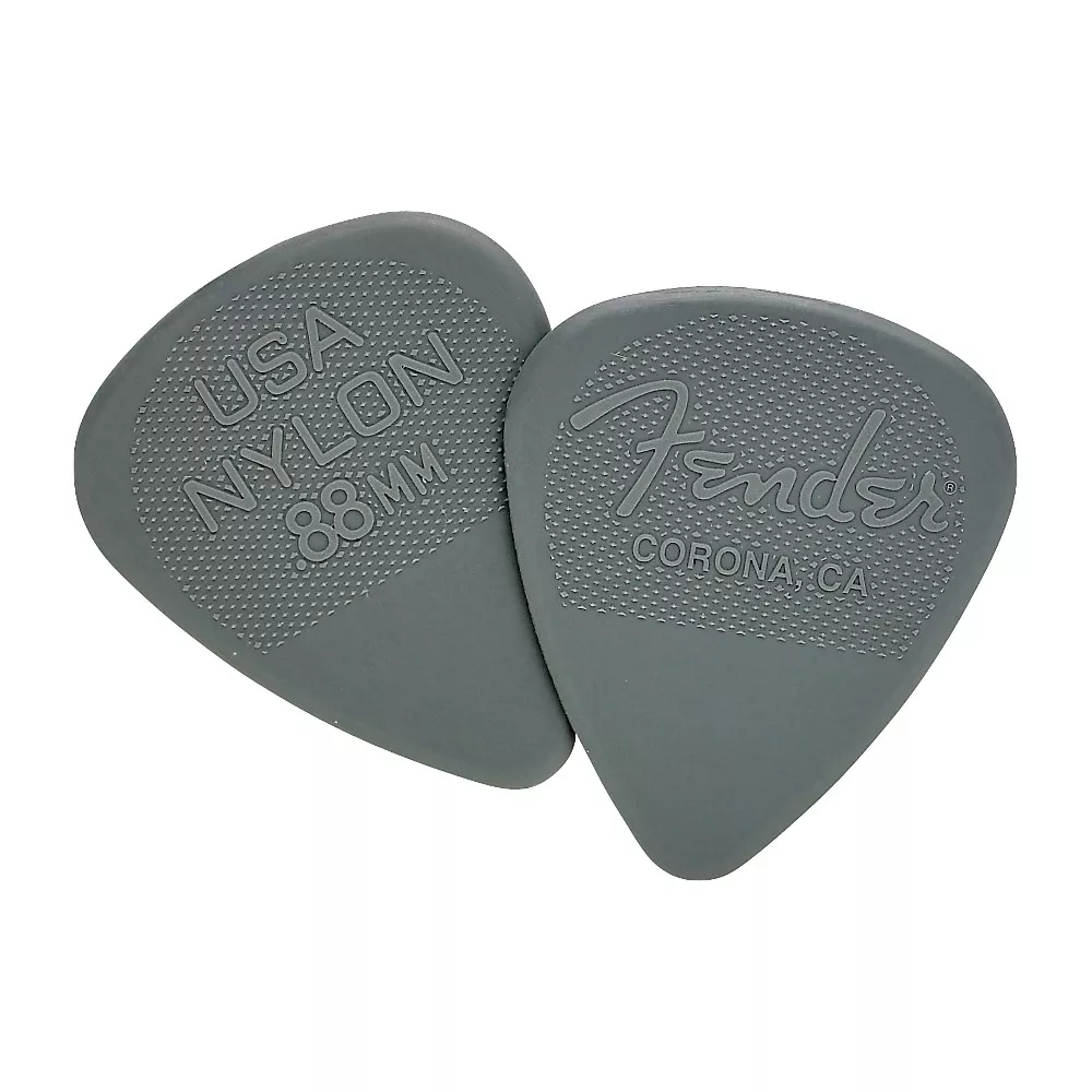 Fender Nylon Guitar Pick 12 Pack 0.88 12 Pack