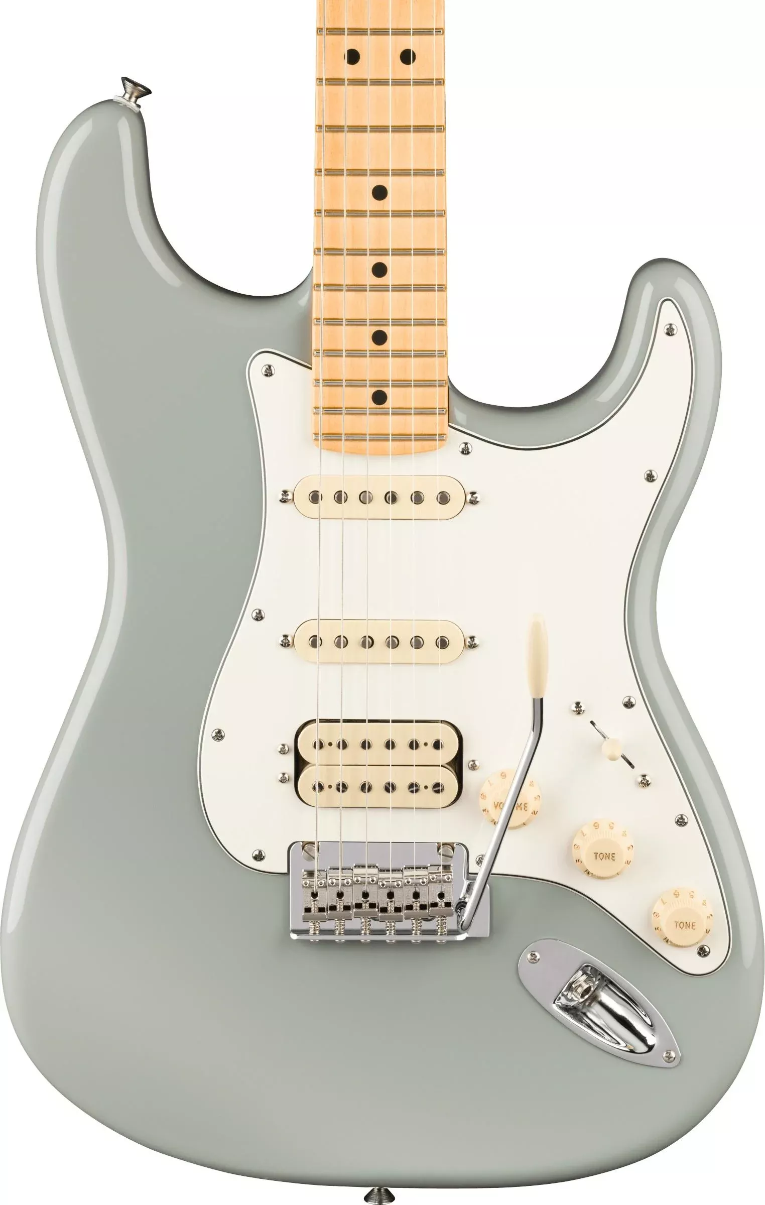 Fender Player II Stratocaster HSS Electric Guitar, Maple Fingerboard in Cactus Gray