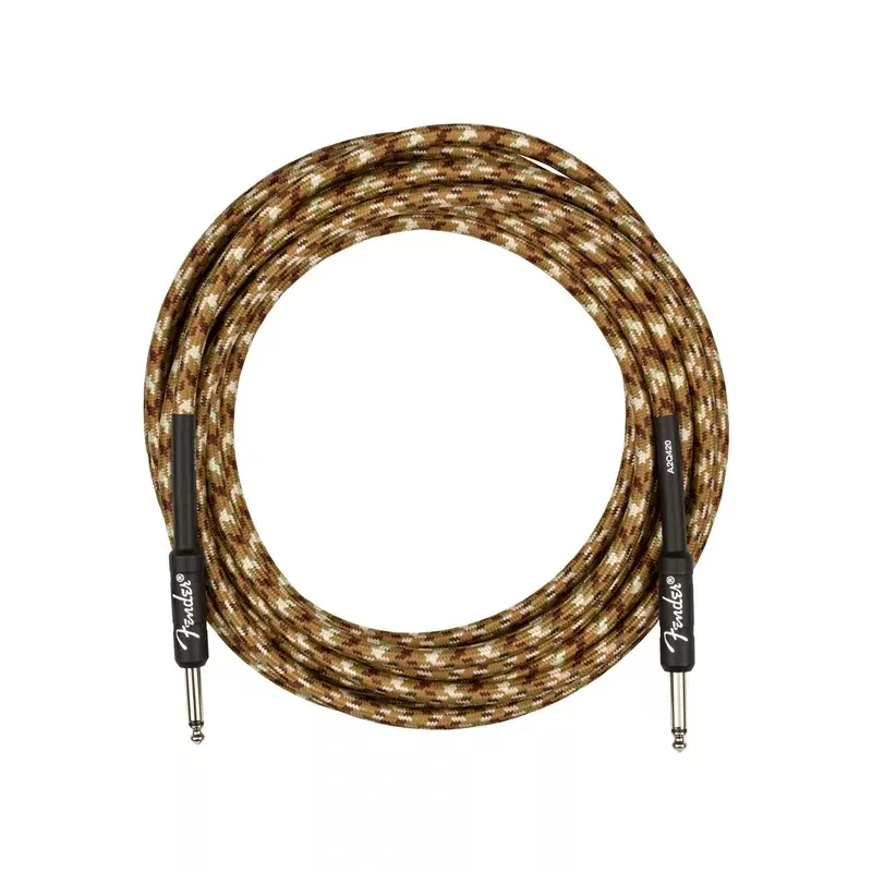 Fender Professional Series Instrument Cable Straight/Straight 18.6′ – Desert Camo