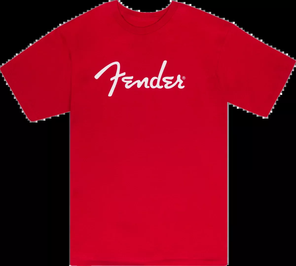Fender Spaghetti Logo Extra Large TShirt in Dakota Red