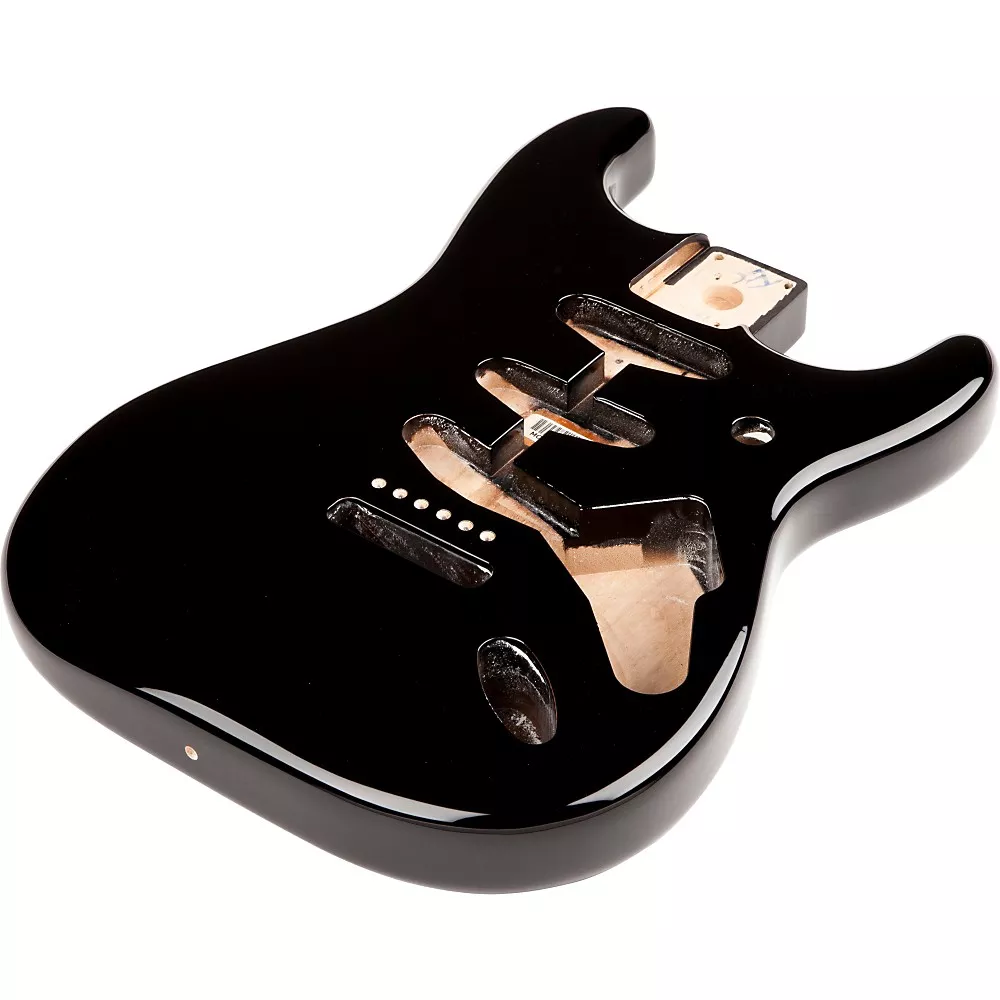 Fender Stratocaster SSS Alder Body Vintage Bridge Mount Black