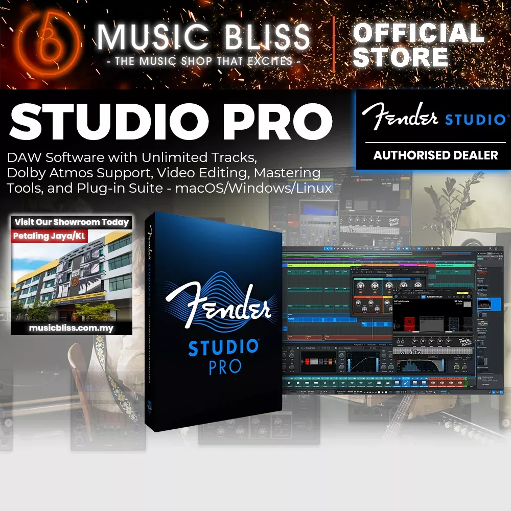 Fender Studio Pro DAW Software – Student License