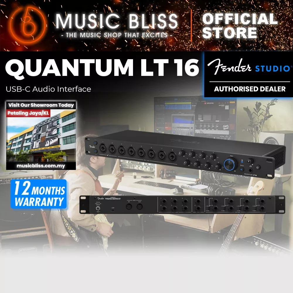 Fender Studio Quantum LT 16 USB-C Audio Interface