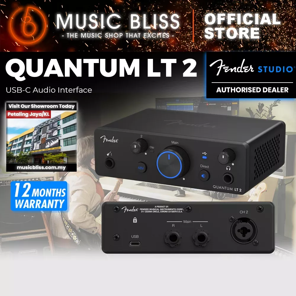 Fender Studio Quantum LT 2 USB-C Audio Interface