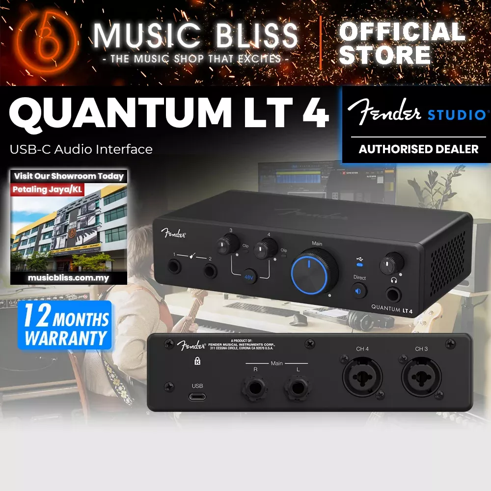 Fender Studio Quantum LT 4 USB-C Audio Interface