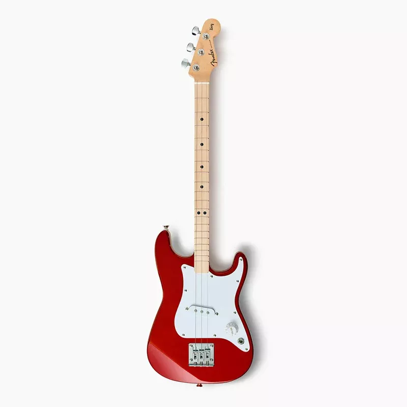 Fender X Loog Stratocaster Mini Electric Guitar – Red