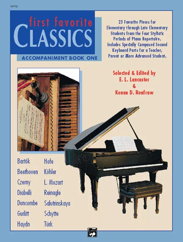 First Favorite Classics: Accompaniment, Book 1: Piano
