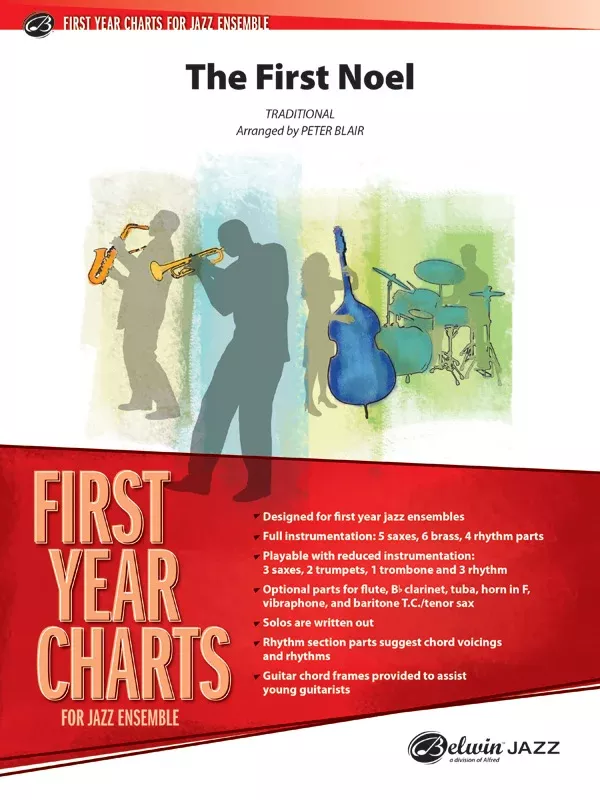 The First Noel: Jazz Ensemble Conductor Score & Parts
