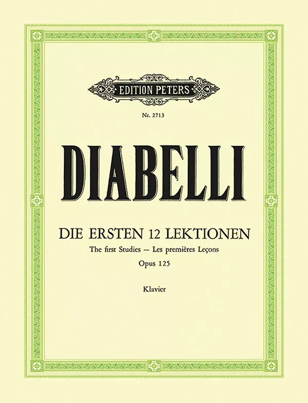 First Studies Op.125: Piano Solo