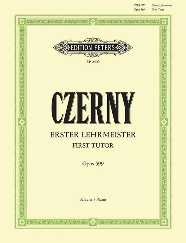 First Tutor Op. 599 for Piano: Piano Studies