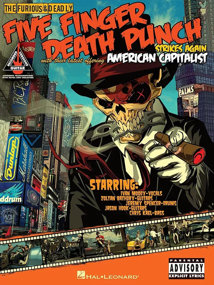 Five Finger Death Punch American Capitalist Guitar Recorded Versions