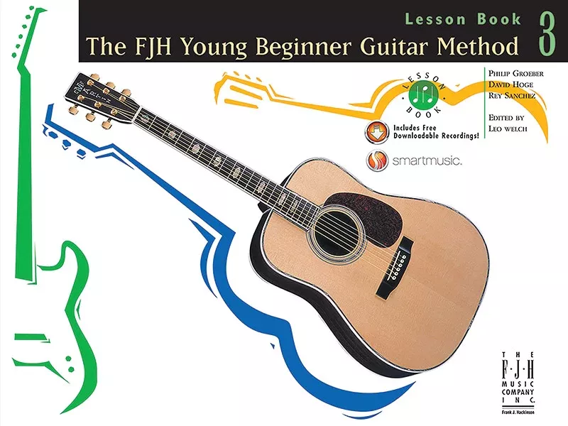 The FJH Young Beginner Guitar Method, Lesson Book 3: Late Intermediate Guitar Book