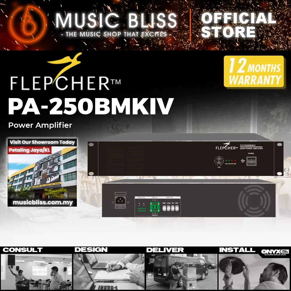 Flepcher PA-250BMK IV 250W Power Amplifier